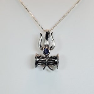 Lord Shiva Pendant with Iolite stone