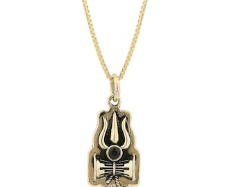 Brass Lord Shiva Engraved pendant