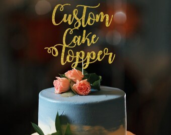 custom cake topper etsy