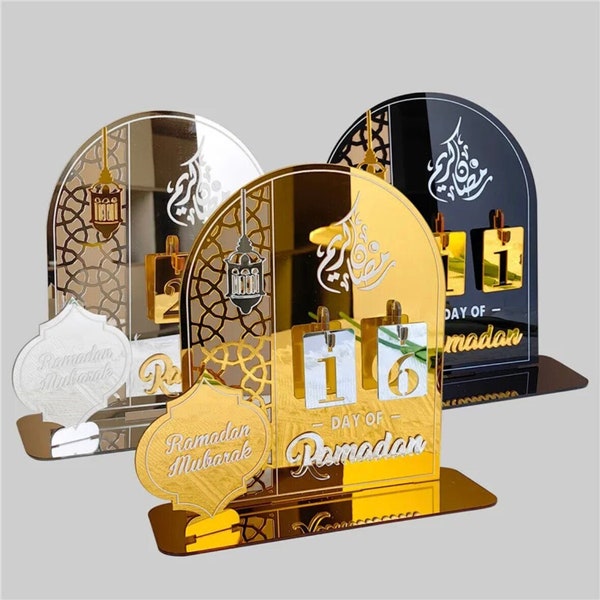 Day of Ramadan Sign, Ramadan Tracker, Ramadan Suhoor, Iftar Timing, Ramadan Home Decor , Ramadan Gift, Ramadan Calendar, Iftar Suhoor Dua