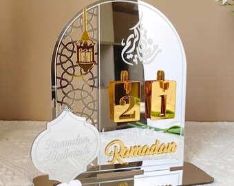Day of Ramadan Sign, Ramadan Tracker, Ramadan Suhoor, Iftar Timing, Ramadan Home Decor , Ramadan Gift, Ramadan Calendar, Iftar Suhoor Dua