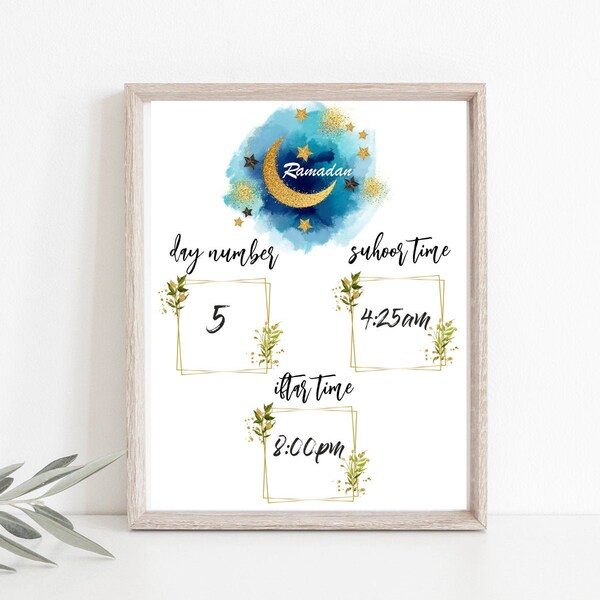 EDITABLE Ramadan Sign, Iftar Timetable Ramadan Timetable, Ramadan Decor, Ramadan DIY, Islamic Decor, Eid Decor, Iftar Whiteboard, Ramadan