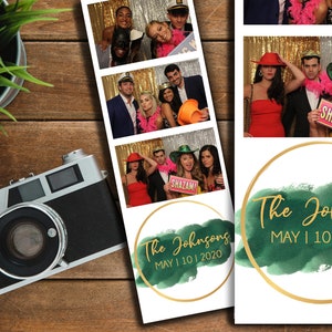 EDITABLE Photo Booth Template, Photo Booth Template, Customized Photo Strip, 2x6 Photo Booth Design, 2x6 Prints, Wedding Photo Booth