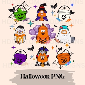 Spooky Nuggets Meal Bucket Halloween PNG, Sublimation, Spooky Buckets PNG Instant Download, T-Shirt Graphic, Transfer, Trendy, Halloween PNG