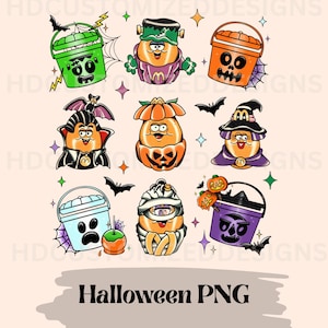 Spooky Nuggets Meal Bucket Halloween PNG, Sublimation, Spooky Buckets PNG Instant Download, T-Shirt Graphic, Transfer, Trendy, Halloween PNG