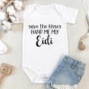 Eid Onesie, First Eid Onesie, Eid Clothes, Islamic Eid Clothes, My First Eid, Eid Bodysuit, Eid Mubarak, Newborn Eid Outfit, Pandemic, Eidi image 3