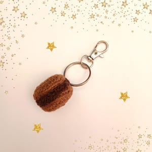 Crochet Macaron Keychain: Handmade Amigurumi Bag Charm