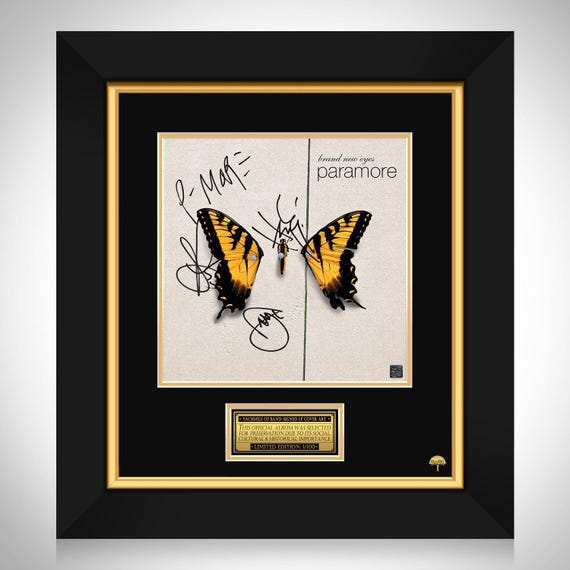 Paramore - Brand New Eyes LP Cover Limited Signature Edition