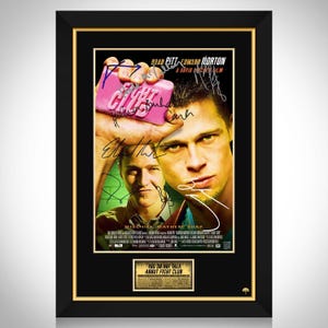 Fight Club Mini-Poster, limitierte Signature-Edition, individueller Rahmen