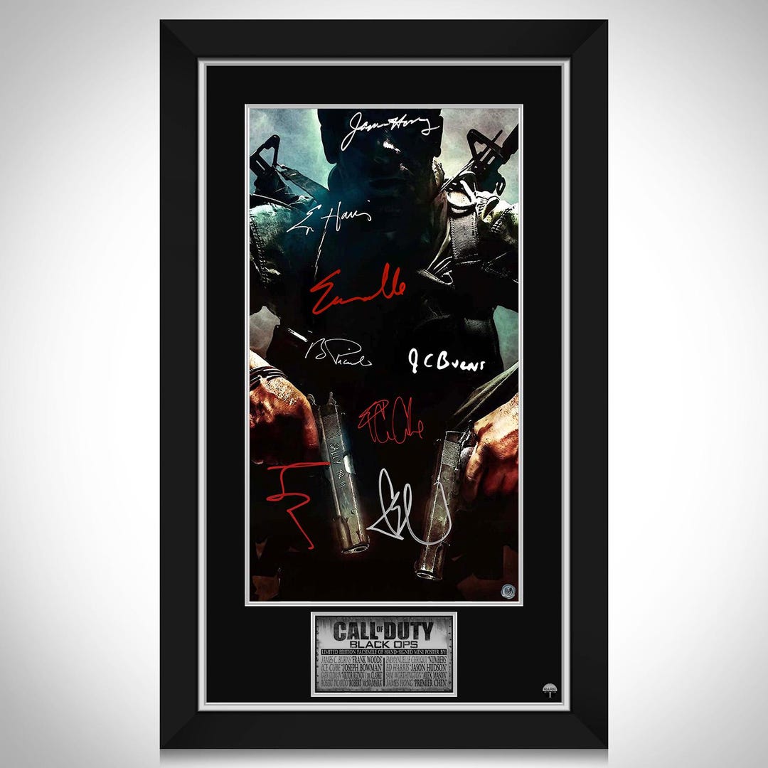 Call of Duty: Black Ops Mini Poster Limited Signature Edition Custom ...