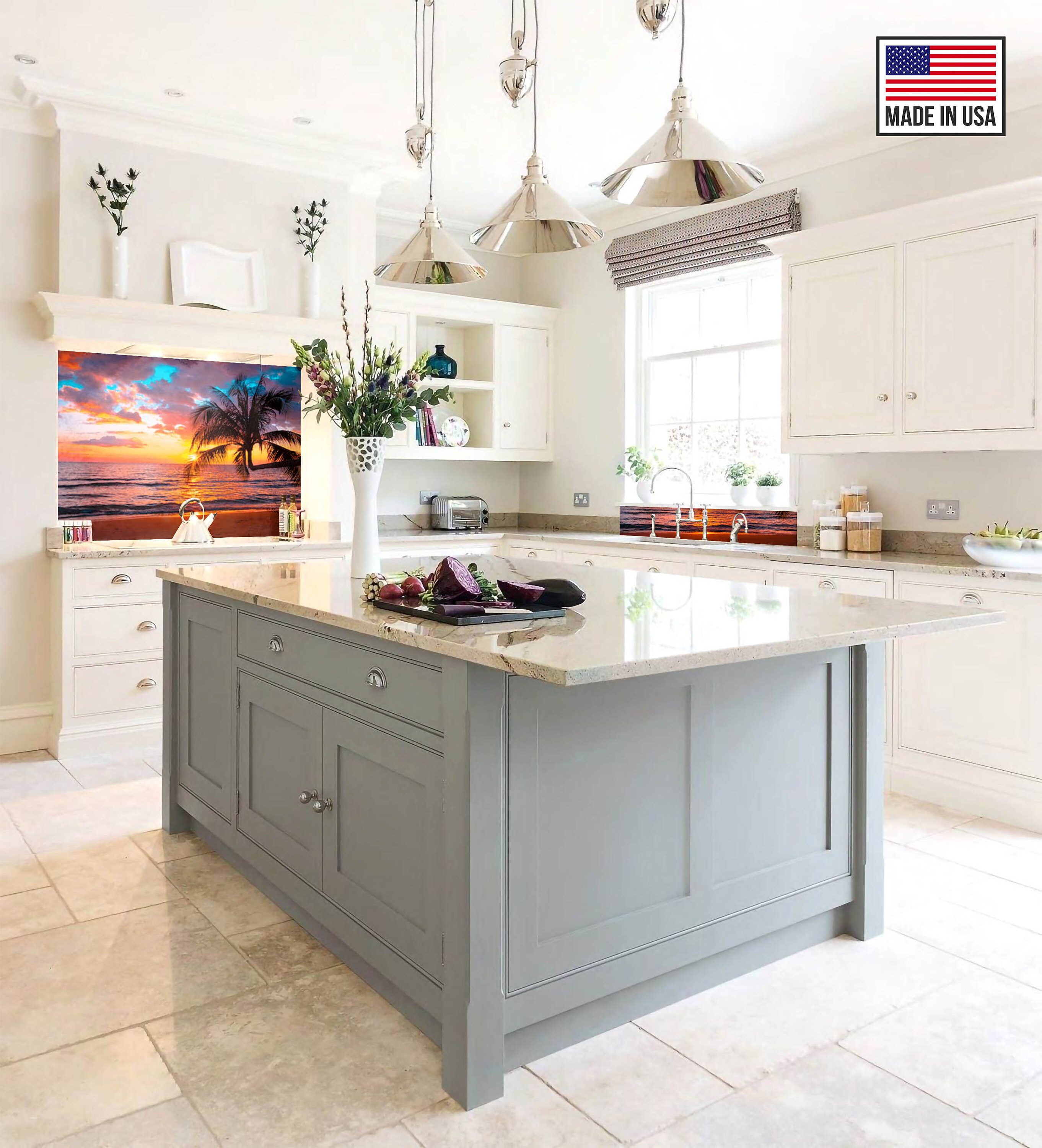 Kitchen backsplash medallion ideas