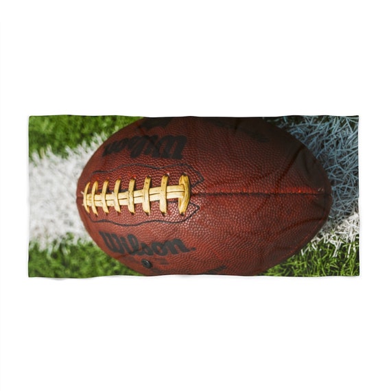 Football Sport Towel / Football Photo Print Sports Towel / 2 Etsy