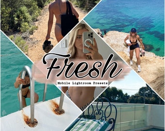 Fresh / Photo Enhancement / Lightroom Preset / IPhone Filters / Preset Pack / Instagram Filters / Travel Filters / Edit / Digital Download