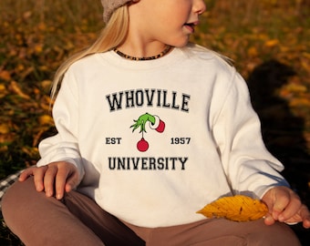 Whoville University (Hand) Unisex Youth Crewneck/Hoodie/T-Shirt