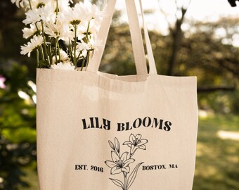 It Ends With Us - Lily Bloom&#39;s Floral Shop Zipper Tote Bag