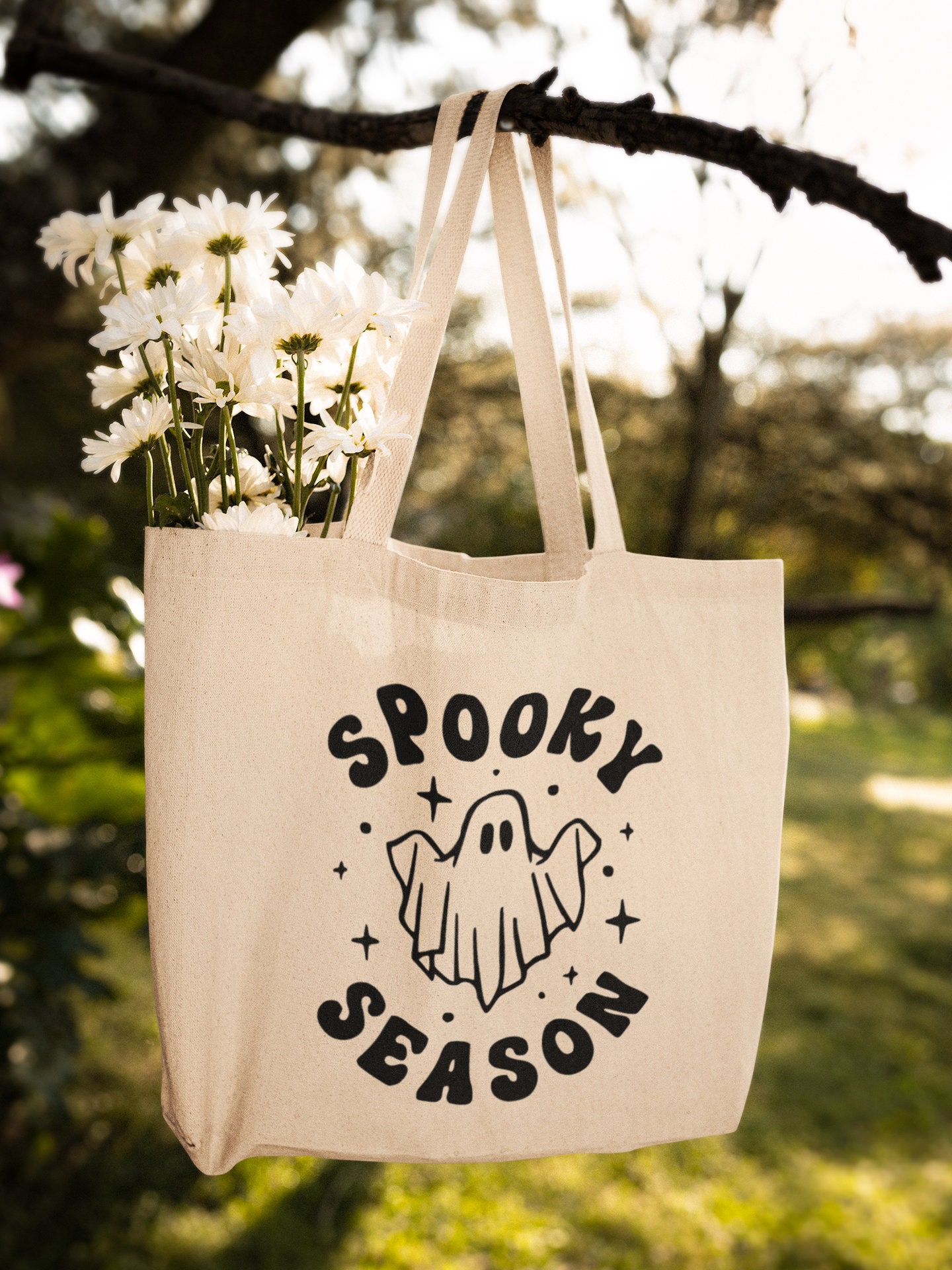 Tote Bag Sacs et bagages Sacs cabas Spooky Halloween Style 3 