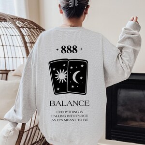 888 Angel Numbers (Tarot) Unisex Crewneck