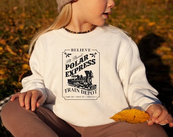 The Polar Express Ticket Unisex Youth Crewneck