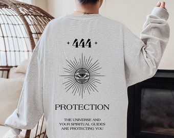 444 Angel Numbers (Eye 1) Unisex Crewneck