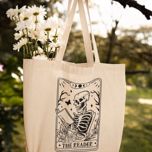 Bolso de mano con cremallera con la carta del Tarot del lector