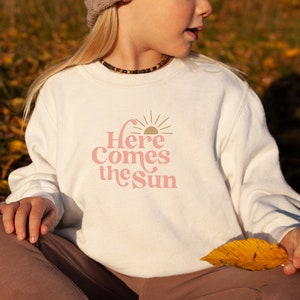 Here Comes the Sun Unisex Youth Crewneck