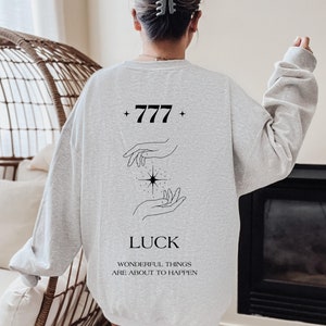 777 Numeri degli angeli (mano/stella) Girocollo unisex