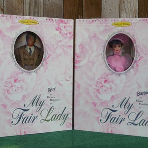 Hollywood Legends Collection Collector Edition SET -1995- BARBIE as Eliza Doolittle - KEN as Henry Higgins (sold as pair)