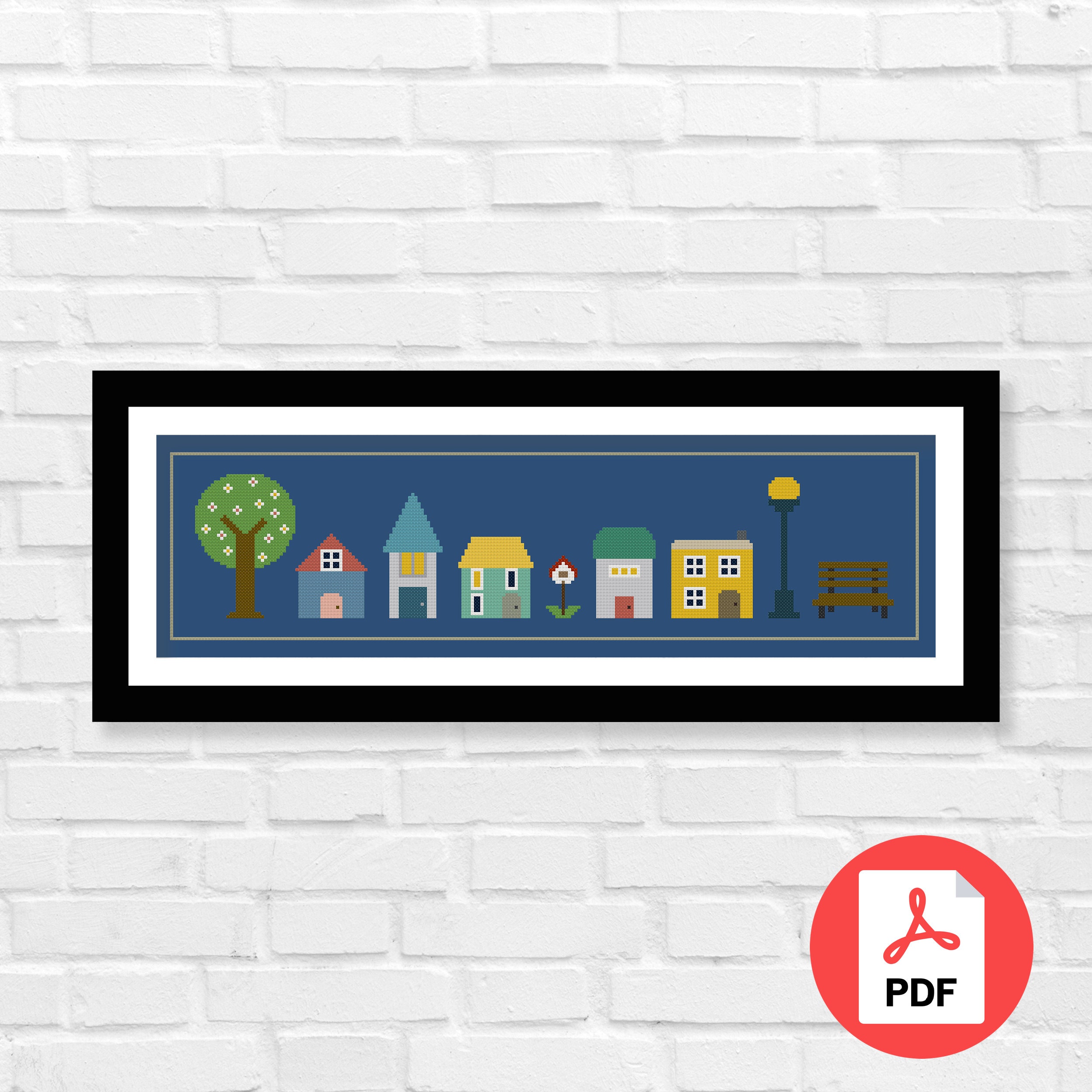 My Home Cross Stitch Pattern PDF Home Sweet Home Cross Stitch | Etsy