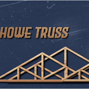 Diorama escala 1:16 - Howe Truss