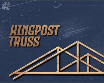 Diorama 1:16 Scale KingPost Truss