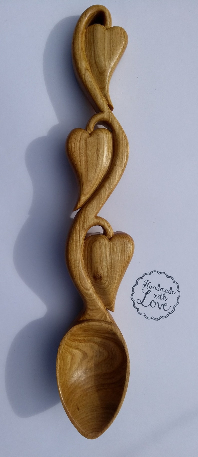 Handmade Welsh Love Spoon No 124 Etsy
