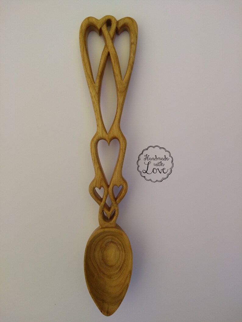 Handmade Welsh Love Spoon No 120 Etsy