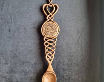 Handmade Welsh Love spoon No 322