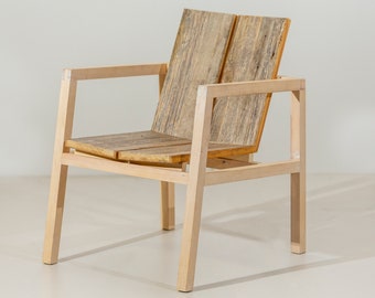 Stylish | comfortable | design chair of reclaimed wood