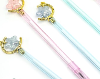 Moon & Star Fidget Pen | Choose Your Favorite Color