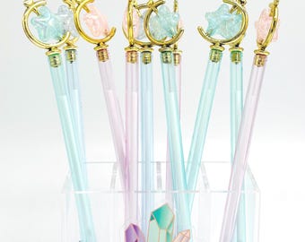 Moon & Star Fidget Pen | Choose Your Favorite Color