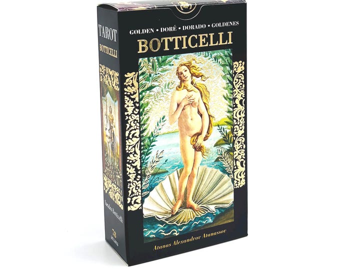 Golden Botticelli Tarot Deck