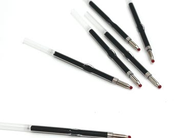 2.44" Ballpoint Bead Pen Refills | Black Ink Refills for Beadable Pens