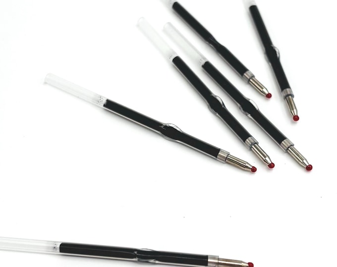 2.44" Ballpoint Bead Pen Refills | Black Ink Refills for Beadable Pens