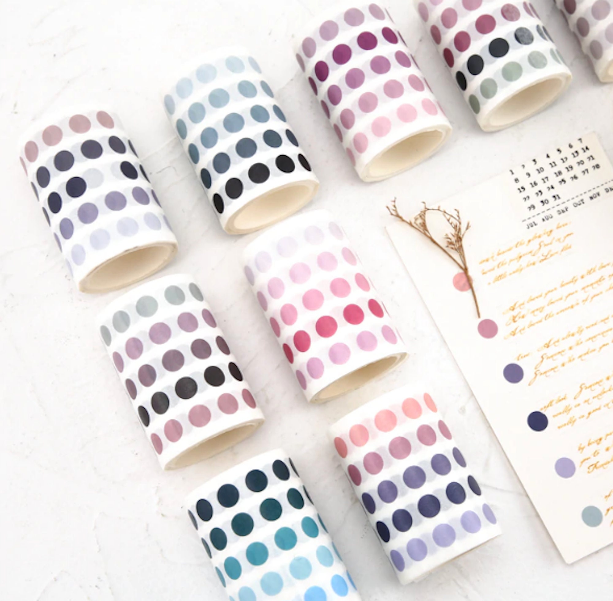Dot of Color Washi Tape Circles