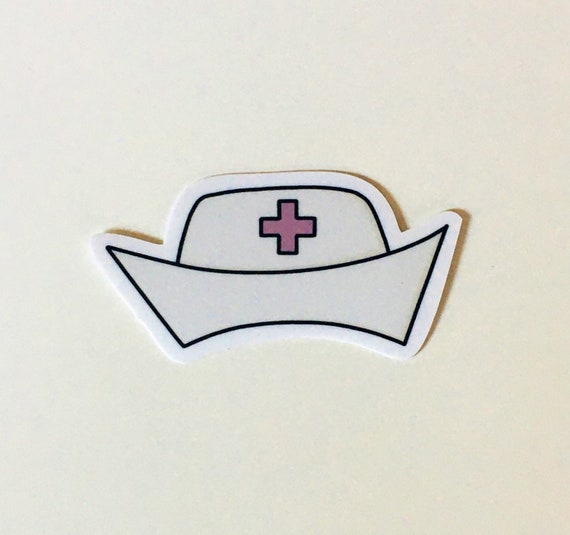 Nurse Cap Sticker