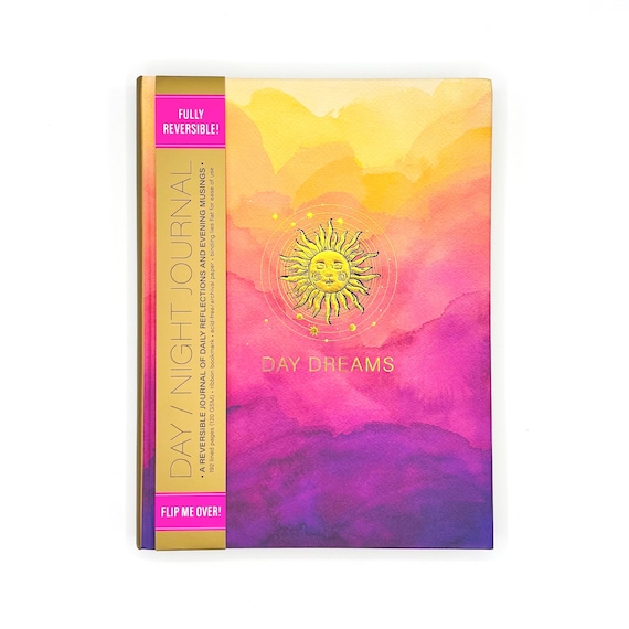 Day/Night Reversible Journal: Gold Foil, Lined Pages