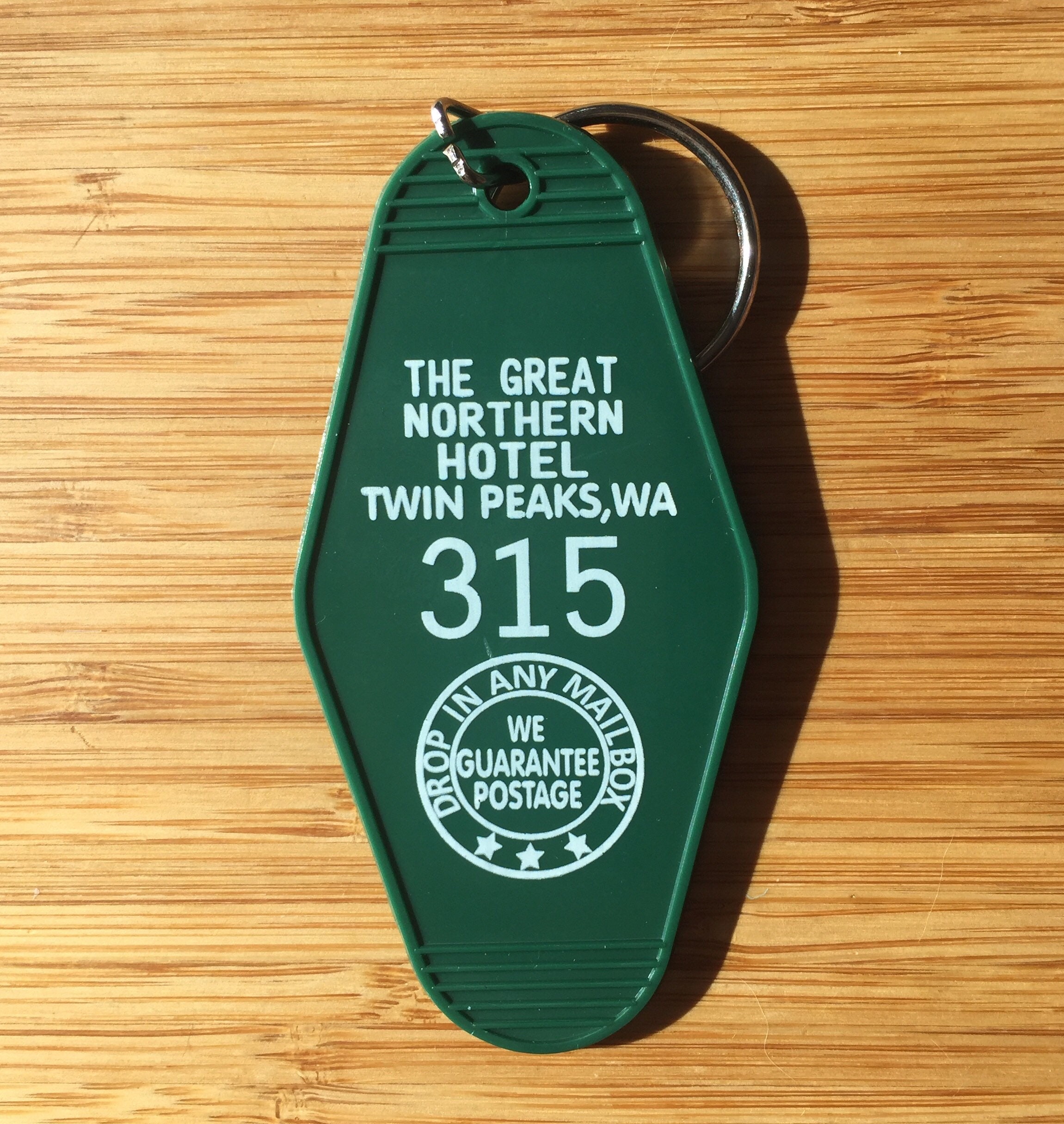 Twin Peaks Keychain, Great Northern Hotel Room Key, Cult Classic TV