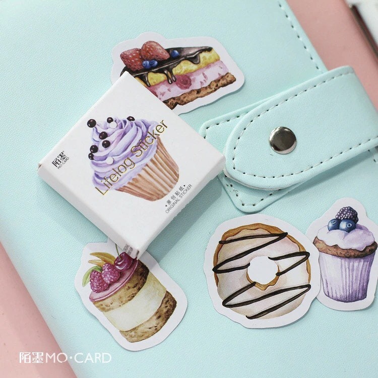Sweet Cakes 45pc Sticker Box Set