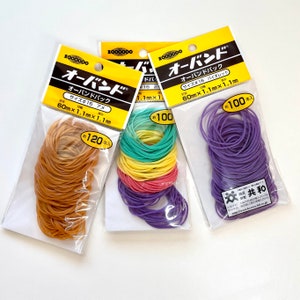 Kyowa Classic O&#39;Band Rubber Bands #16 - Choose From 8 Colors