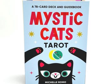 Mystic Cats Tarot: A 78-Card Deck and Guidebook by Michelle Romo