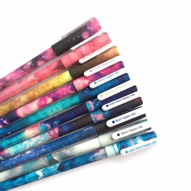 6Pcs/set Stray Kids Kawaii Cartoon Skzoo Erasable Gel Pen 0.5mm