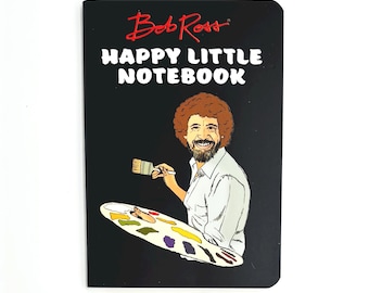 Bob Ross Happy Little Notebook | Pocket Journal for Art and Writing