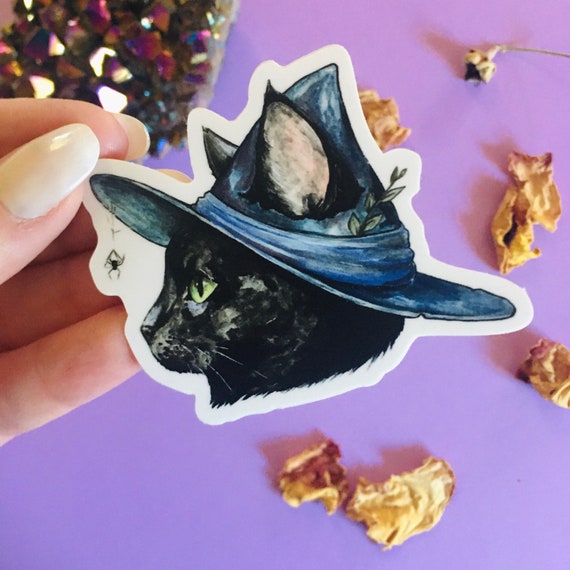 Witch Cat Sticker