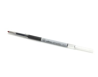 4.25" Gel Ink Refill for Retractable Pen | Black Ink, 0.5mm Fine Tip, 110mm | Fits Click Pens, Push Button Writing Pens